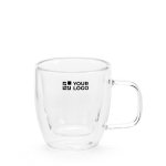 Double-walled borosilicate glass mug, 50 ml main view