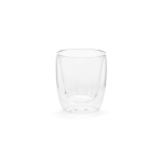 Double-walled glass borosilicate glass, 220 ml transparent colour