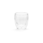 Double-walled borosilicate glass mug, 60 ml transparent colour