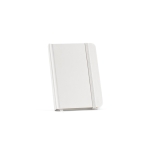 Notebook with lined sheets recycled paper, A6 white colour