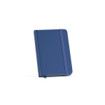 Notebook with lined sheets recycled paper, A6 royal blue colour