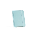 Notebook with lined sheets recycled paper, A6 pastel blue colour