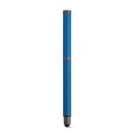 Pen made of recycled steel, black Documental® ink blue colour fifth view