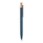 Pen made from aluminium with Dokumental® blue ink navy-blue colour