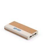 Power bank made of cork wheat straw, 10000 mAh main view