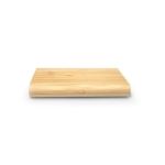 Eco power bank made of bamboo with Type-C port, 10,000 mAh natural colour third view