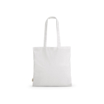 Recycled cotton shopping bag, 140 g/m2 white colour