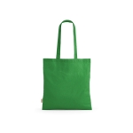 Recycled cotton shopping bag, 140 g/m2 light-green colour