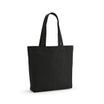 Bag made from recycled cotton and RPET, 180 g/m2 black colour