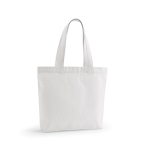 Bag made from recycled cotton and RPET, 180 g/m2 white colour