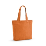 Bag made from recycled cotton and RPET, 180 g/m2 orange colour