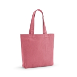 Bag made from recycled cotton and RPET, 180 g/m2 pink colour