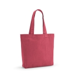 Bag made from recycled cotton and RPET, 180 g/m2 fuchsia colour