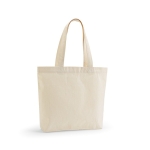 Bag made from recycled cotton and RPET, 180 g/m2 natural colour