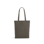 Bag recycled cotton and RPET, 220 g/m2 grey colour front view