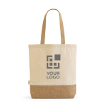 Shopping bag made from recycled cotton jute, 180 g/m2 main view