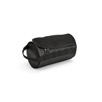 Toiletry bag from recycled polyester and RPET black colour