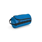 Toiletry bag from recycled polyester and RPET blue colour