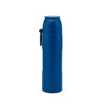 Recycled stainless steel thermos, 1 L navy-blue colour