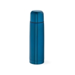 Recycled stainless steel thermos flask, 500 ml blue colour