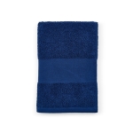 Towel made from recycled cotton 370 g/m2, 70 x 140 cm navy-blue colour second view