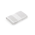 Guest towel made from recycled cotton, 370 g/m2, 50 x 100 cm white colour