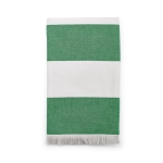 Beach towel recycled cotton 350 g/m2, 80 x 160 cm green colour second view