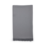 Beach towel made from recycled cotton, 250 g/m2, 80x180cm grey colour second view