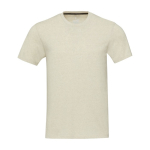 Unisex recycled cotton and polyester t-shirt, 160 g/m², Elevate NXT ivory colour