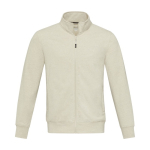 Unisex recycled cotton and polyester sweater, 320 g/m², Elevate NXT ivory colour