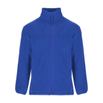 Men’s high-neck polyester fleece jacket, 300 g/m², Roly royal blue colour