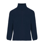 Men’s high-neck polyester fleece jacket, 300 g/m², Roly navy-blue colour