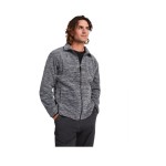 Men’s high-neck polyester fleece jacket, 300 g/m², Roly navy-blue colour