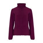 Women’s 100% polyester fleece jacket, 300 g/m², Roly burgundy colour