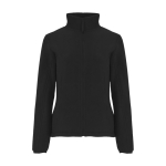 Women’s 100% polyester fleece jacket, 300 g/m², Roly black colour