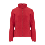 Women’s 100% polyester fleece jacket, 300 g/m², Roly red colour