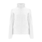 Women’s 100% polyester fleece jacket, 300 g/m², Roly white colour