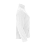 Women’s 100% polyester fleece jacket, 300 g/m², Roly white colour