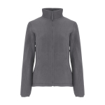 Women’s 100% polyester fleece jacket, 300 g/m², Roly dark grey colour