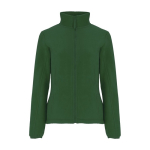 Women’s 100% polyester fleece jacket, 300 g/m², Roly bottle green colour