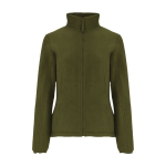 Women’s 100% polyester fleece jacket, 300 g/m², Roly dark green colour