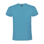 Unisex 100% cotton short-sleeve t-shirt, 150 g/m², Roly Atomic turquoise colour