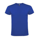 Unisex 100% cotton short-sleeve t-shirt, 150 g/m², Roly Atomic royal blue colour