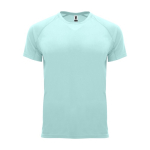 Children’s 100% polyester technical t-shirt, 135 g/m², Roly mint green colour