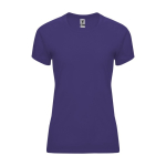 Women’s 100% polyester technical t-shirt, 135 g/m², Roly violet colour