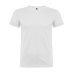 Men’s 100% cotton jersey t-shirt, 155 g/m², Roly Beagle white colour