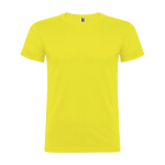 Men’s 100% cotton jersey t-shirt, 155 g/m², Roly Beagle yellow colour