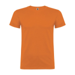 Men’s 100% cotton jersey t-shirt, 155 g/m², Roly Beagle orange colour