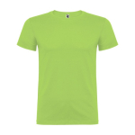 Men’s 100% cotton jersey t-shirt, 155 g/m², Roly Beagle lime colour