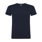 Men’s 100% cotton jersey t-shirt, 155 g/m², Roly Beagle navy-blue colour